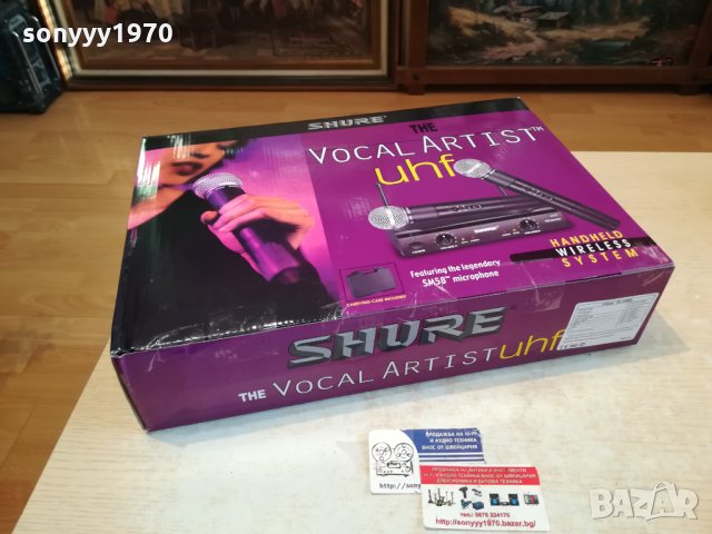 SHURE SM58 WIRELESS MICROPHONE 1901221821, снимка 6 - Микрофони - 35492626