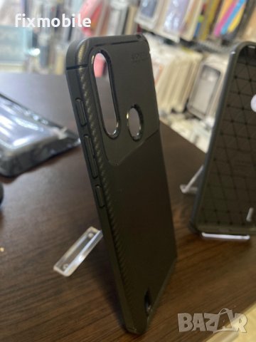 Motorola Moto E7 Power Carbon Fiber силиконов Калъф / Кейс, снимка 3 - Калъфи, кейсове - 37720669