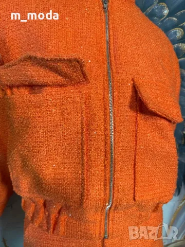 Ефектно овърсайз яке тип букле, снимка 4 - Якета - 49716614