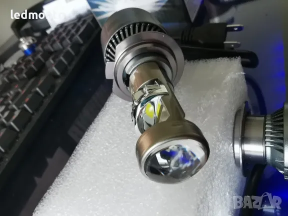 H7 LED Крушки с Лупи 60W вградени лупи Х7 h7 monto.bg, снимка 4 - Аксесоари и консумативи - 47886851