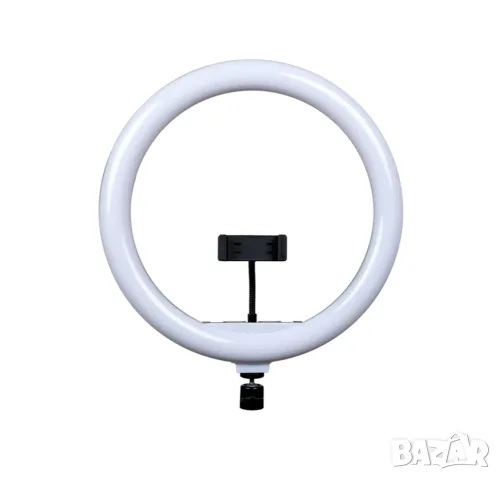 LED Ring Light лампа 1TECH QX-360, 36 см / 14", стойка за телефон, 3 режима, USB