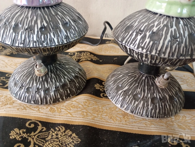 Чифт настолни лампи, снимка 4 - Настолни лампи - 54108711