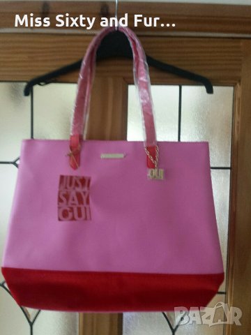 JUICY COUTURE-нова розова чанта-50 см. ширина х 34 см. височина, снимка 2 - Чанти - 29554767