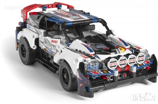 НОВО ЛЕГО 42109 Техник Топ Гиър Рали Кола  LEGO 42109 TECHNIK - App-Controlled Top Gear Rally Car , снимка 3 - Образователни игри - 31194077