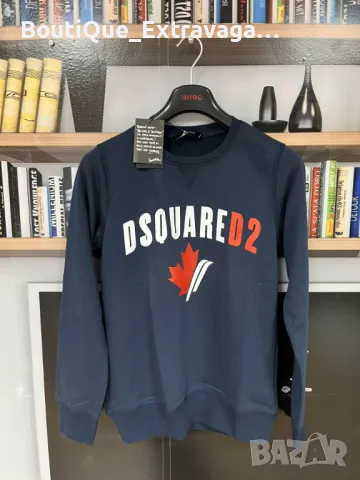 Мъжка блуза Dsquared Leaf Blue !!!