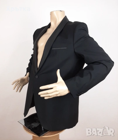 Hugo Boss Arti224e1x - Оригинално мъжко сако смокинг р-р 56 / XL-2XL, снимка 6 - Сака - 54159001