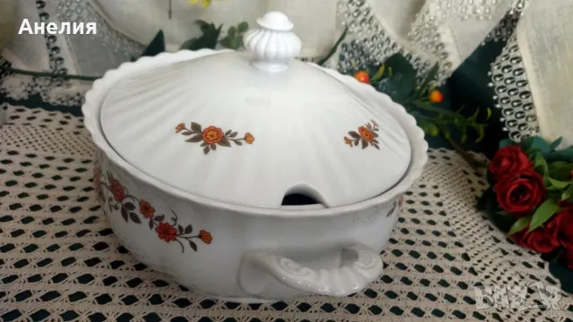 Съд за сервиране от Франция - прелест !, снимка 3 - Други - 50095856