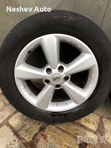 4бр. Алуминиеви джанти от Nissan Qashqai 17 цола., снимка 2 - Гуми и джанти - 52597755