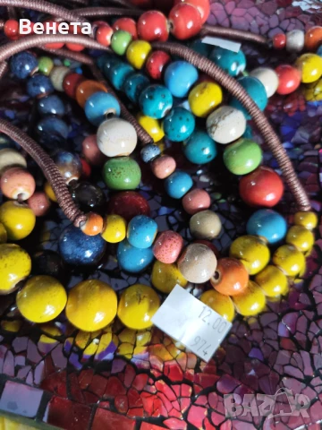 Керамични гердани и гривни -стилни и изискани🥰, снимка 6 - Колиета, медальони, синджири - 51200636