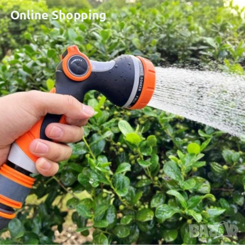 Регулируем пистолет за пръскачка за градински маркуч, снимка 7 - Напояване - 53375469