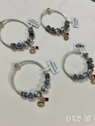 гривни PANDORA::най-високо качество едно към едно сребро pandora 925 , снимка 2 - Гривни - 51041965