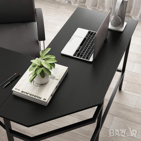 Офис / ученическо / геймърско бюро CZKLD-LD-B, снимка 6 - Бюра - 42411967