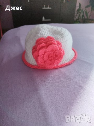 Бебешка шапка на една кука, снимка 1 - Бебешки шапки - 42839972
