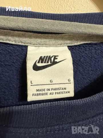 Nike Club Fleece Crew Navy., снимка 2 - Блузи - 48321842