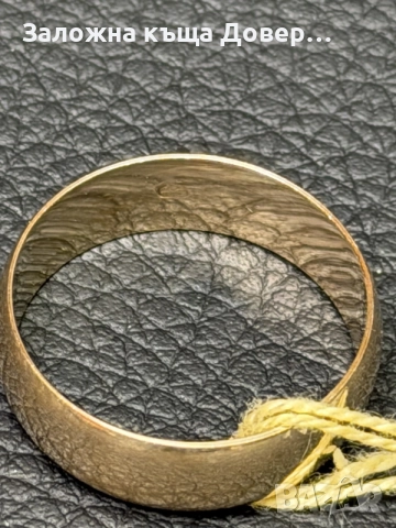 Златна халка 14 K 585 Чисто нова gold zlatna halka , снимка 4 - Пръстени - 55849941