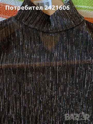 блуза-поло Stradivarius M , снимка 4 - Блузи с дълъг ръкав и пуловери - 31250147