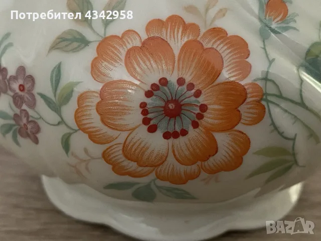 
🌸 Винтидж порцеланова захарница Seltmann Weiden – Германия, около 1924–1946 г., снимка 2 - Други ценни предмети - 55979486