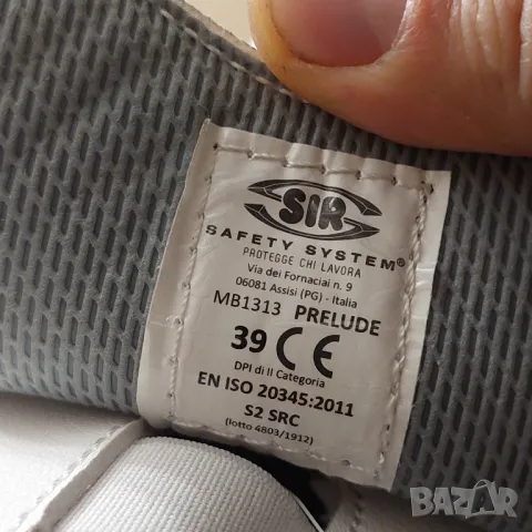 SIR  предпазни / работни  обувки МОКАСИНИ PRELUDE номер 39 с бомбе , снимка 3 - Други - 48644307