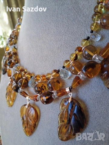 Кехлибарено колие ✨️ГОРСКА ПРИНЦЕСА✨️, снимка 2 - Колиета, медальони, синджири - 52224798