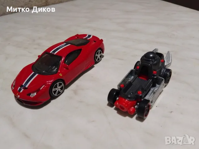 колекционерски колички Ferrari Bburago-Experimotors Hot Wheels 