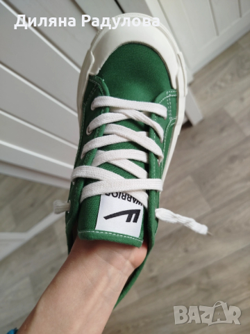 Зелени кецове - 38.5 номер, снимка 14 - Дамски ежедневни обувки - 54201465