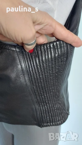 Три различни броя / Марков елек от естествена кожа, един рокерски , снимка 16 - Елеци - 51314004