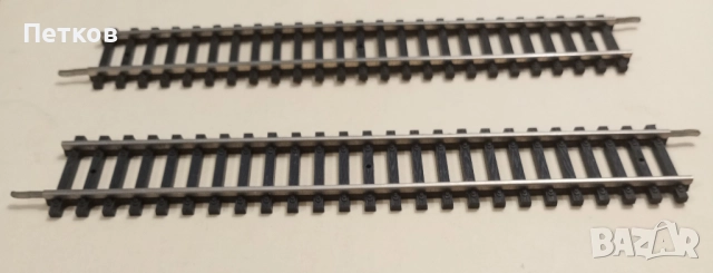 Прави релси за влакче мащаб H0, PIKO, П профил, снимка 3 - Колекции - 52382381