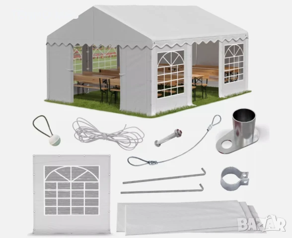 Шатра за събития 4х6/8/10 м, UV 500 г./кв.м.#70503, снимка 10 - Градински мебели, декорация  - 51140312