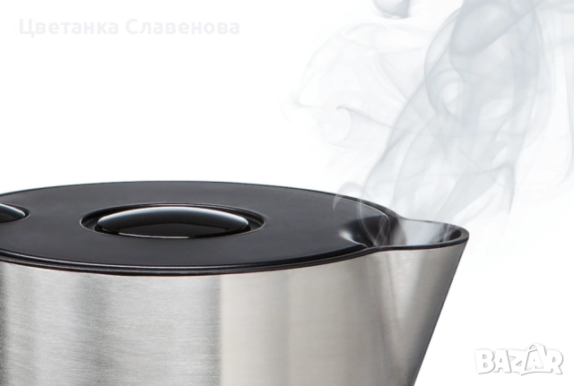 Електрическа кана Bosch TWK8613P, 1.5 л, 2400W, Черен, снимка 3 - Кани - 52404517