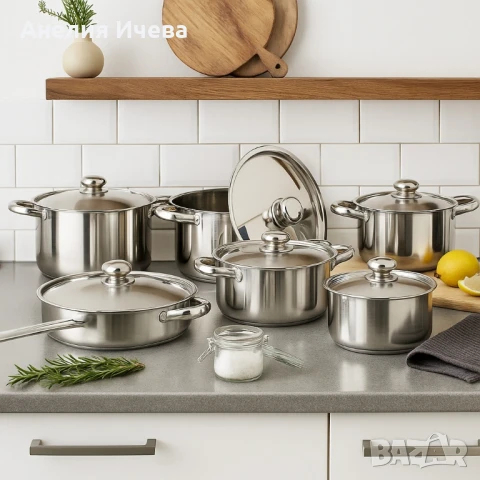 Професионален комплект тенджери Zeiplteir-12 части