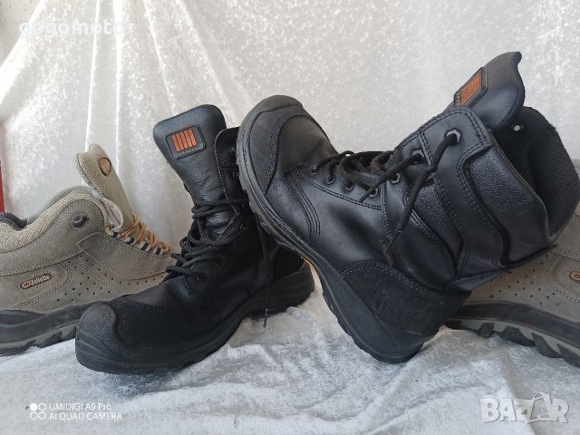 кубинки работни Ergos® Montana 3 Black Leather Composite Safety BOOTS ,100% естествена кожа, снимка 16 - Други - 42758014