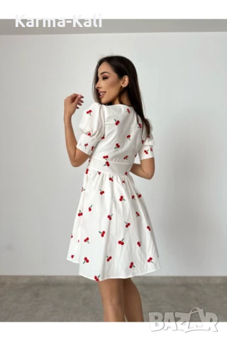Karma кукленска рокля на черешки , снимка 2 - Рокли - 50688178