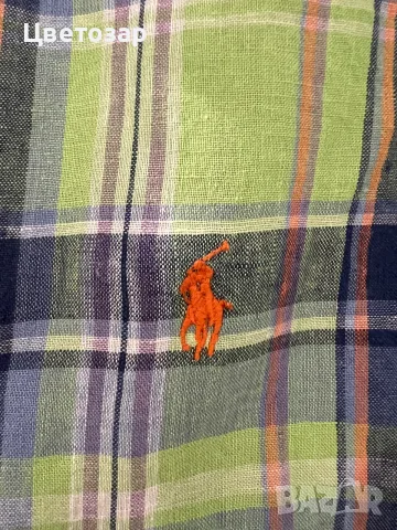 Polo Ralph Lauren ленена мъжка риза, снимка 3 - Ризи - 56074593