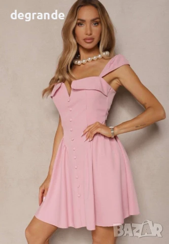 Елегантна дамска рокля Универсален размер S M L  , снимка 6 - Рокли - 51150161