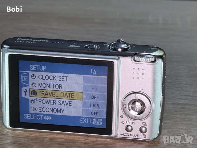 Panasonic LUMIX DMC-FX01 Y2K, снимка 12 - Фотоапарати - 55886206