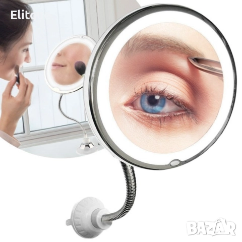 Оптично огледало с LED светлина, вакуумно захващане и10x оптично увеличение, снимка 8 - Други - 52888453