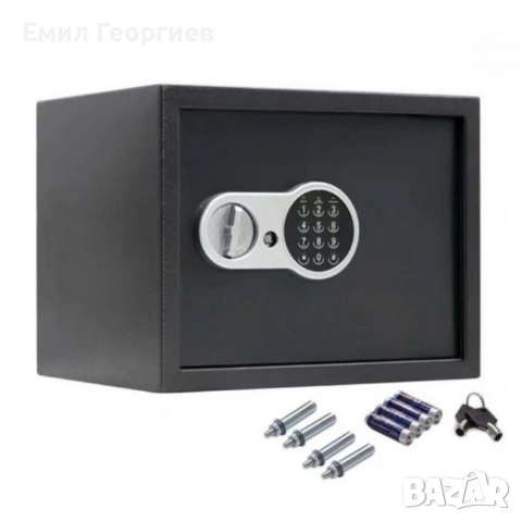 Сейф за ценности с цифрово заключване – 8,5L, 16L и 26L, батерии и монтажни болтове включени, снимка 3 - Други стоки за дома - 53230182