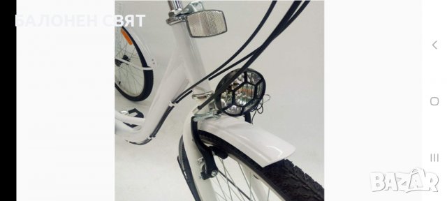 -10% ТЕЛК- 24 цола 6 скорости Нов Триколесен Велосипед с преден фар и заден кош, снимка 3 - Велосипеди - 38425115