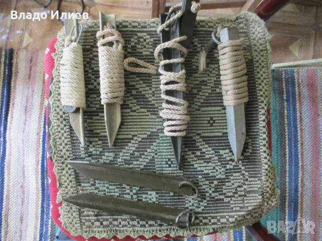 Колчета  7 броя  и рейки 5 броя за палатка нови военни неупотребявани