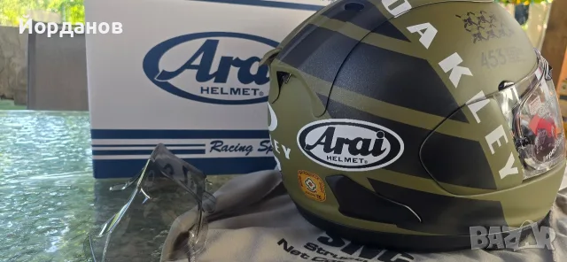 Каска Arai RX-7 EVO размер L Maverick 2026, снимка 11 - Мотоциклети и мототехника - 55742857