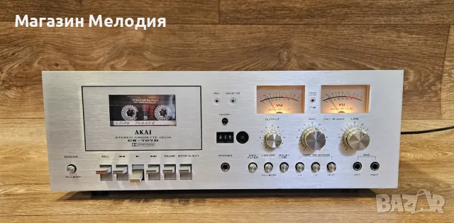 Касетен дек Akai CS-707D – Vintage класика с вечна стъклена глава, Made in Japan