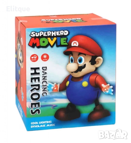 Танцуващ Супергерой със звуци и светлини – Интерактивна детска играчка, снимка 4 - Фигурки - 52804761