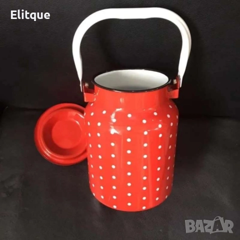 Емайлиран съд за съхранение на течности, снимка 6 - Други - 52894857