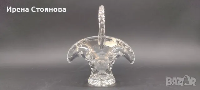 Малка кристална кошничка за декорация, снимка 7 - Декорация за дома - 48095798