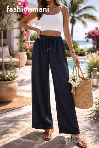 ДАМСКИ ПАНТАЛОНИ - 4 цвята - код 1281, снимка 4 - Панталони - 53667928