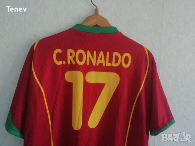Portugal #17 Cristiano Ronaldo футболна тениска фланелка 2XL Португалия Роналдо , снимка 2 - Тениски - 51772770
