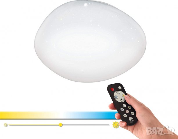 EGLO Access LED таванна лампа, с дистанционно управление, промяна на цветовата температура