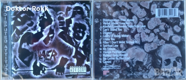 Slayer – CD - оригинални запечатани дискове, снимка 4 - CD дискове - 40569221
