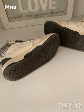 Кожени кецове Zara от серията Minnie, снимка 5 - Детски обувки - 44270581