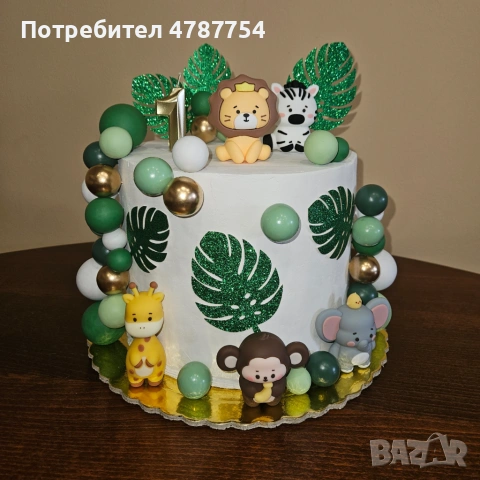 Ръчно изработена бутафорна торта 